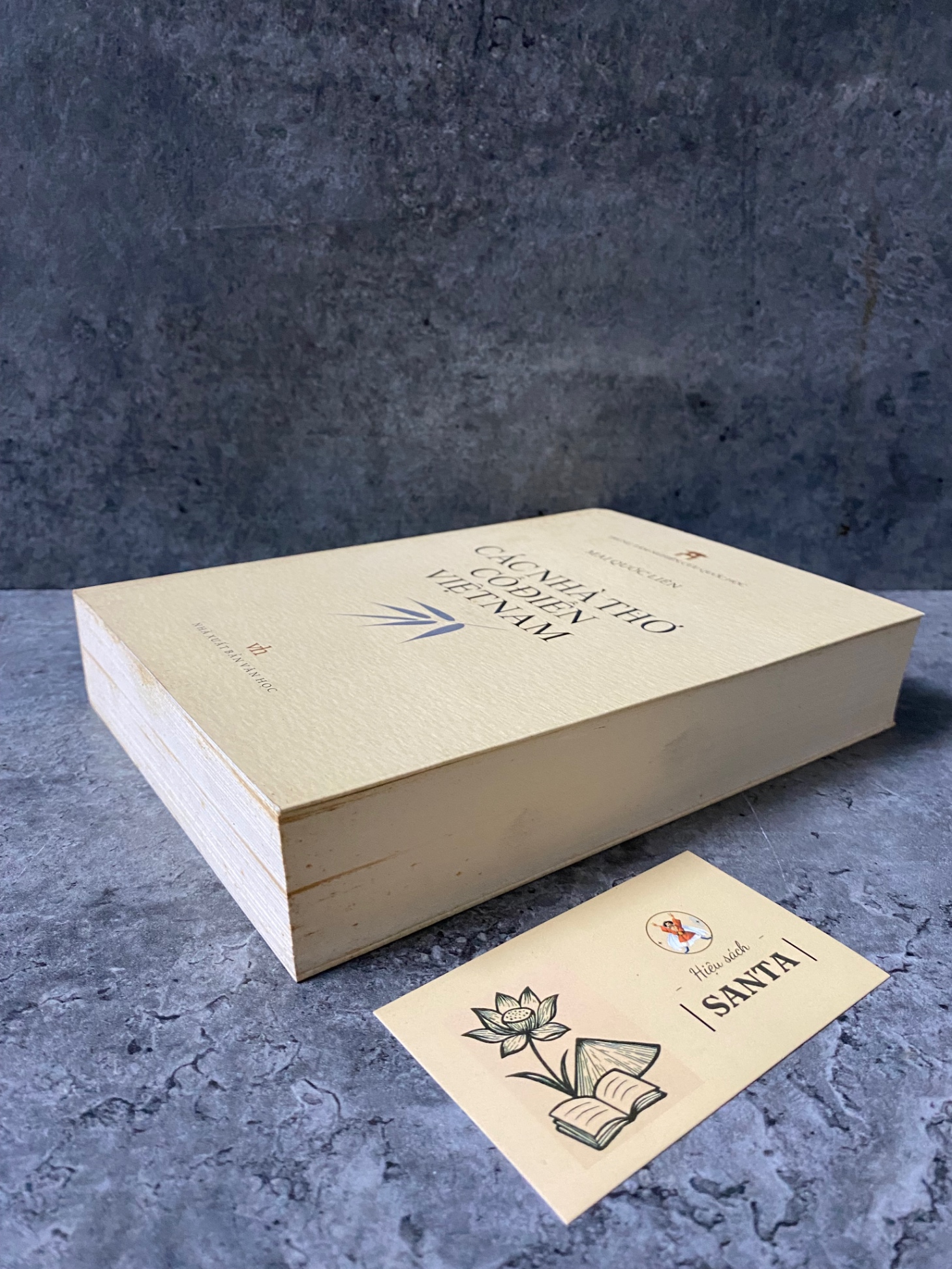 Các nhà thơ cổ điển Việt Nam- Mai Quốc Liên- sách lưu kho chưa qua sd, giấy xốp có ố cạnh