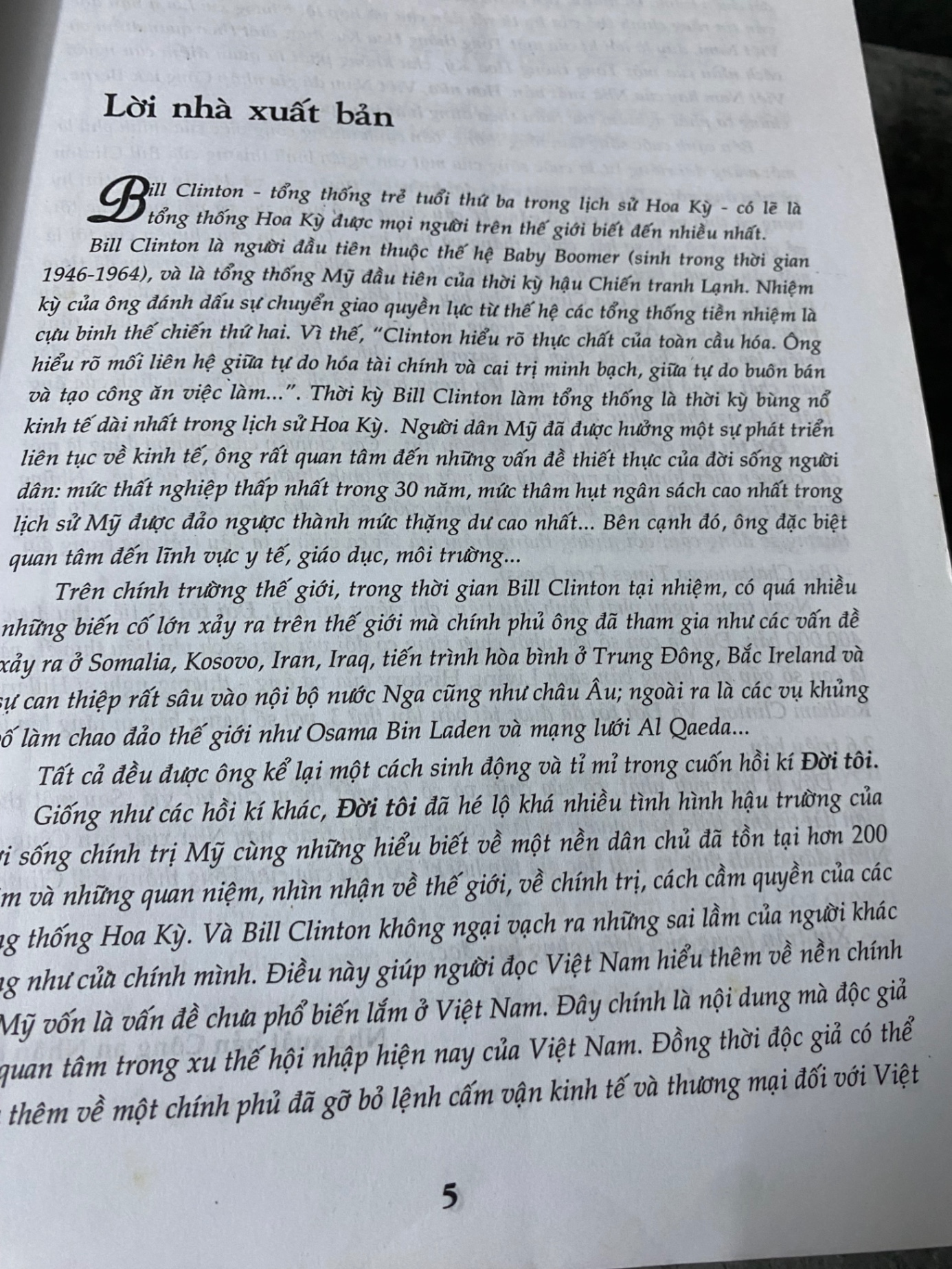 Đời Tôi ( My life) Bill Clinton