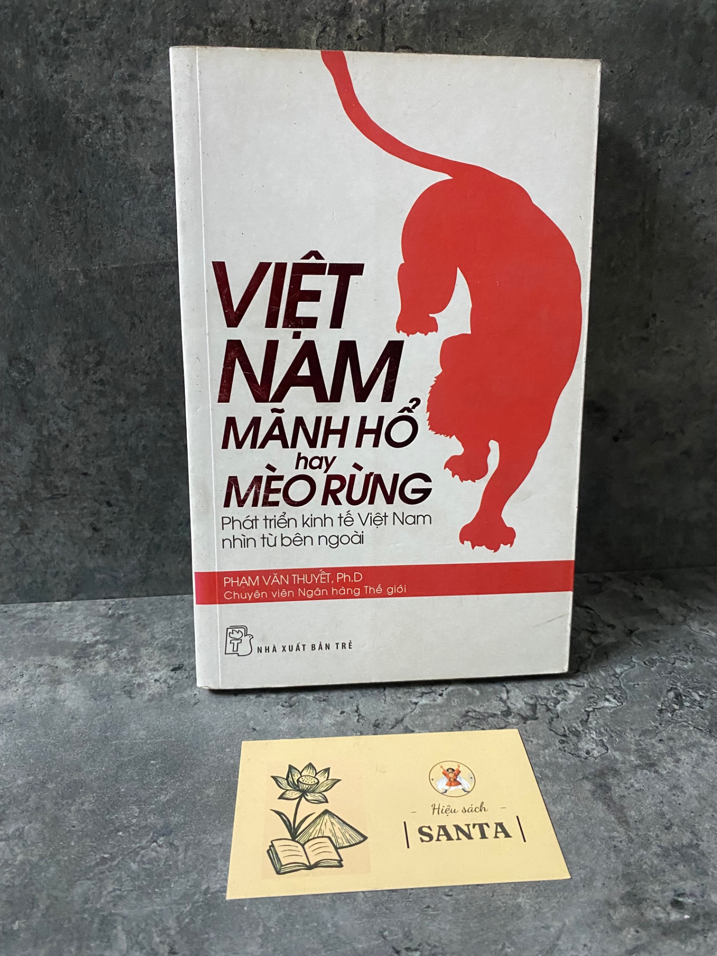 Việt Nam mãnh hổ hay mèo rừng- Phạm Văn Thuyết (sách lưu kho chưa qua sd, giấy xốp có ố)