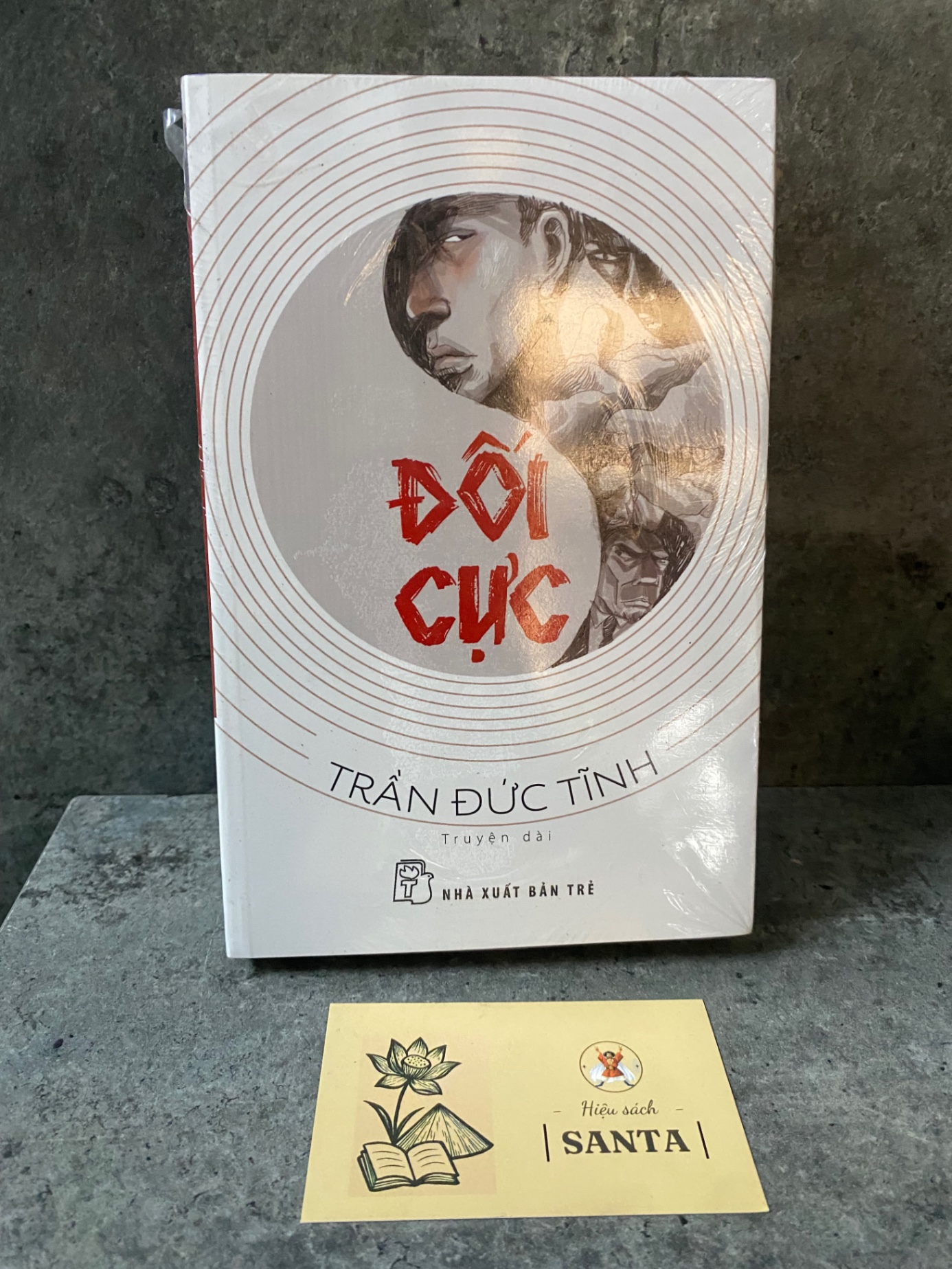 Đối cực (truyện dài)- Trần Đức Tĩnh- sách lưu kho còn seal,giấy xốp có chấm ố cạnh